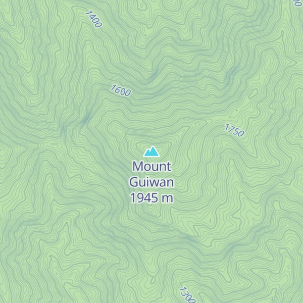 Map of Mount Guiwan