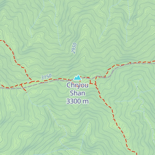 Map of Chryou Shan