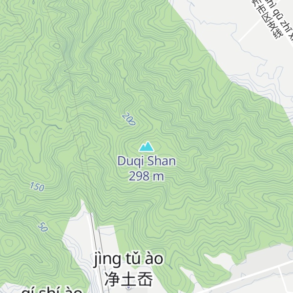 Map of Duqi Shan