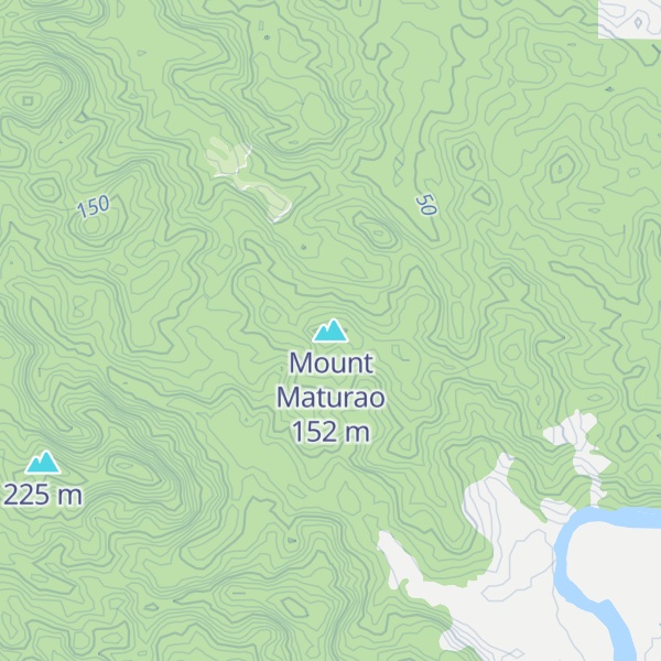 Map of Mount Maturao