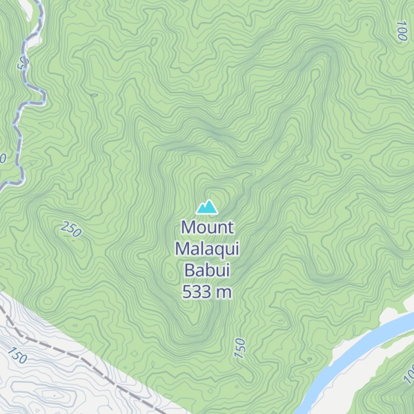 Map of Mount Malaqui Babui