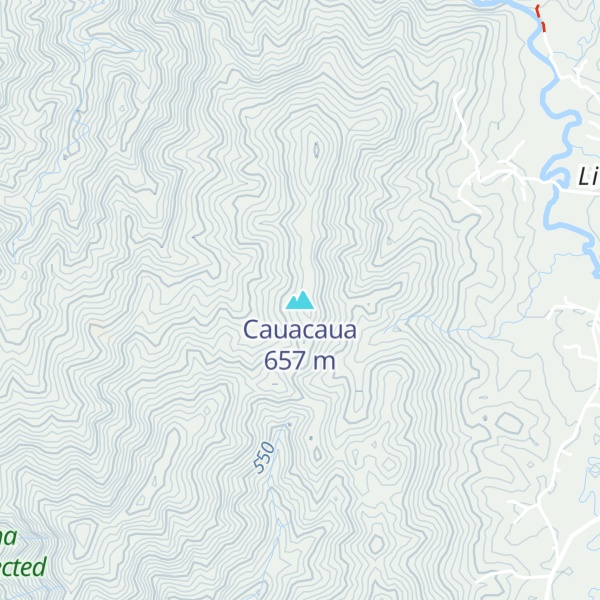 Map of Cauacaua