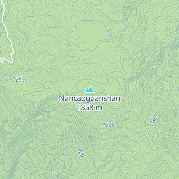 Map of Nancaoguanshan