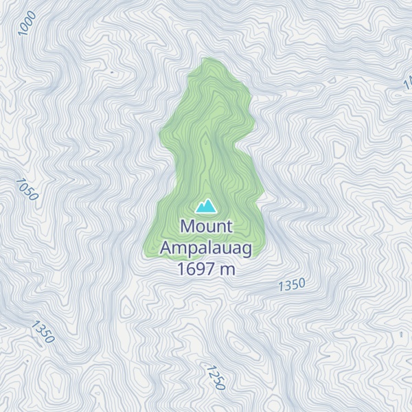 Map of Mount Ampalauag