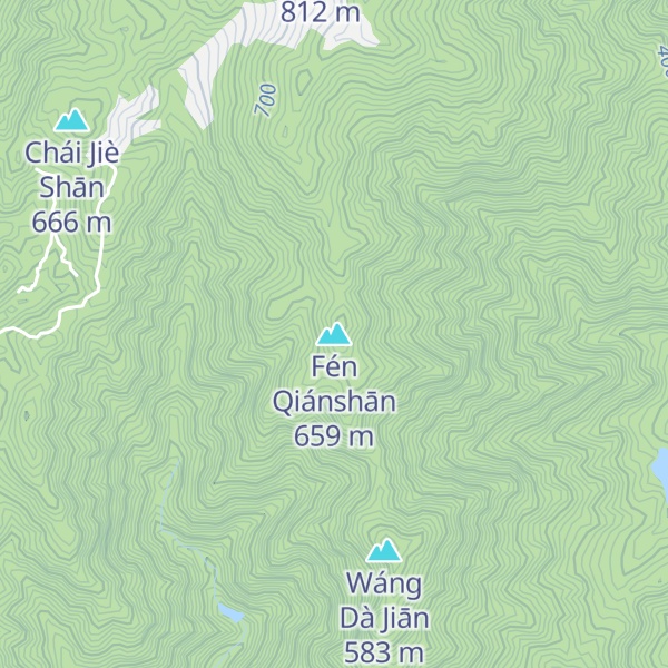 Map of Fén Qiánshān