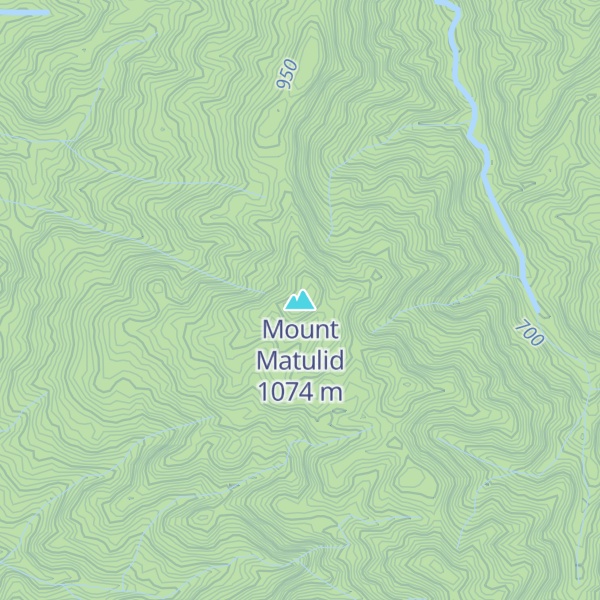 Map of Mount Matulid