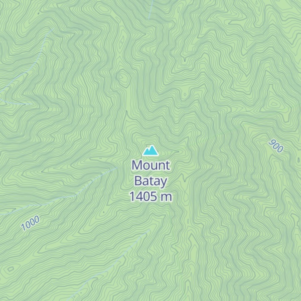 Map of Mount Batay