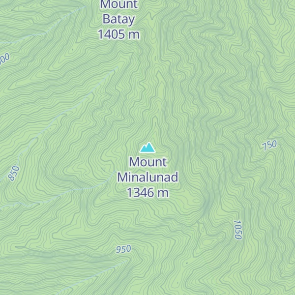 Map of Mount Minalunad