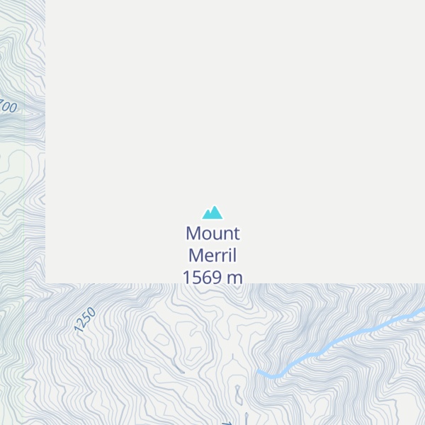 Map of Mount Merril