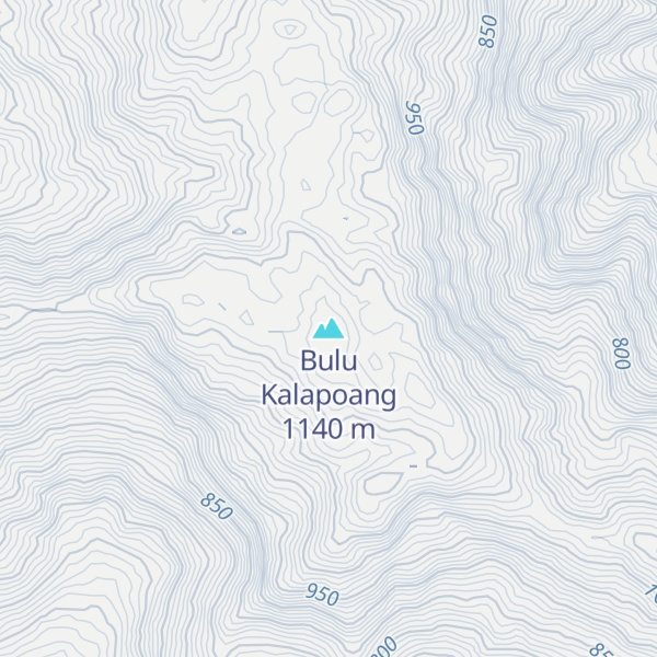 Map of Bulu Kalapoang