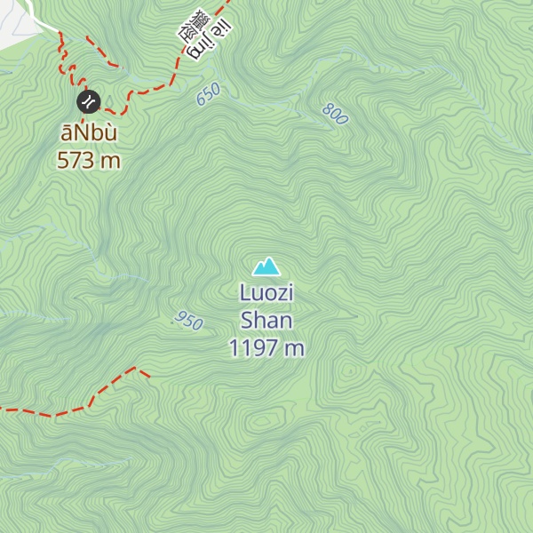 Map of Luozi Shan