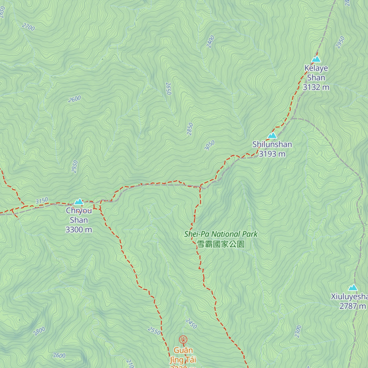 Taoshan Cabin map
