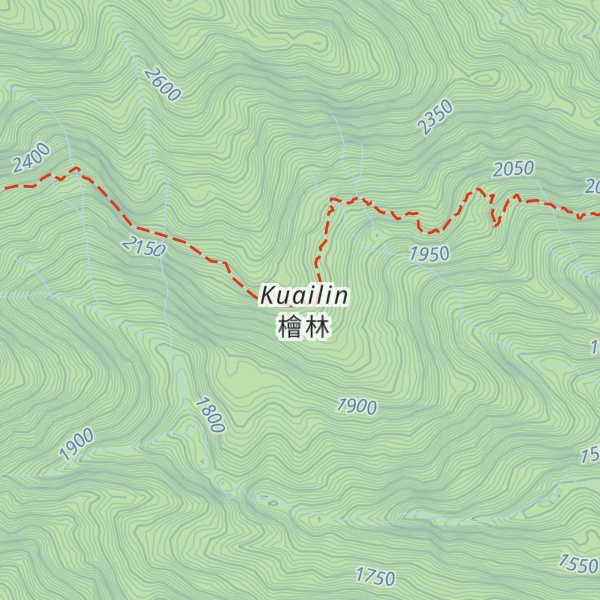 Map of Kuailin line station