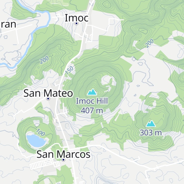 Map of Imoc Hill
