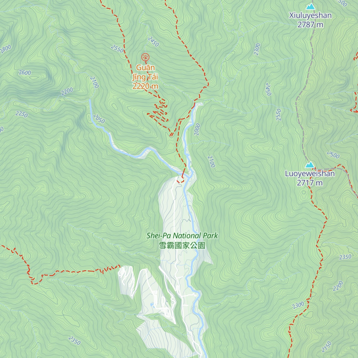 Wuling Villa map