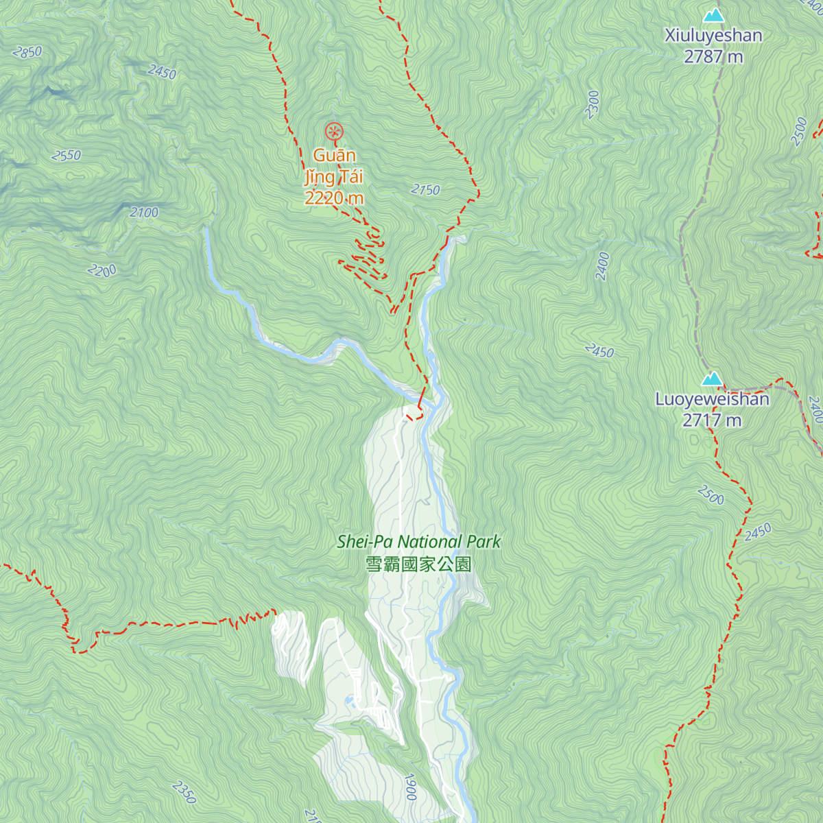 Wuling Villa map
