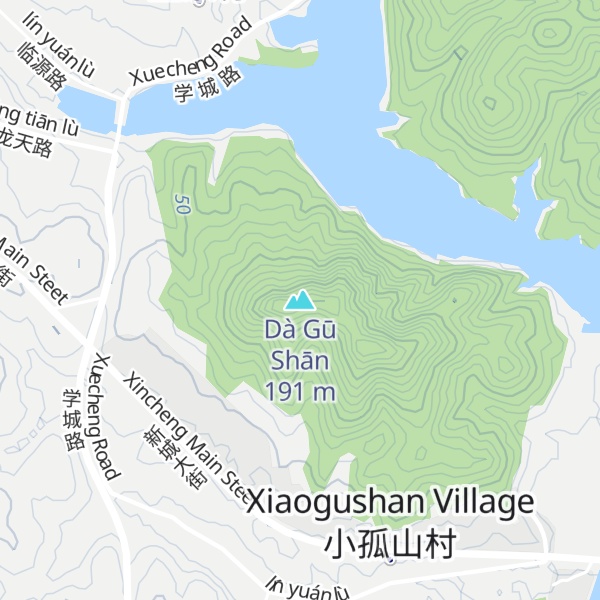 Map of Dà Gū Shān