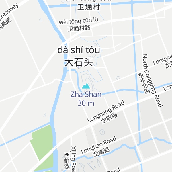 Map of Zha Shan