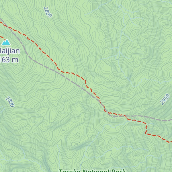 Map of Heishuitang Cabin