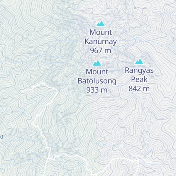 Map of Mount Susungdalaga