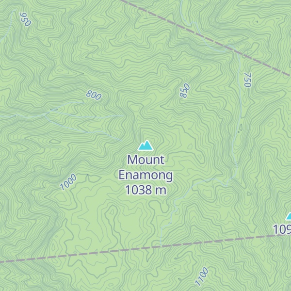 Map of Mount Enamong