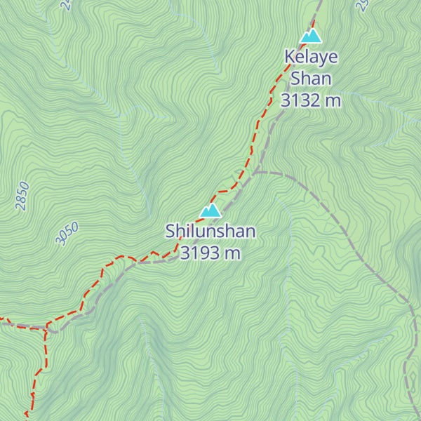 Map of Shilunshan