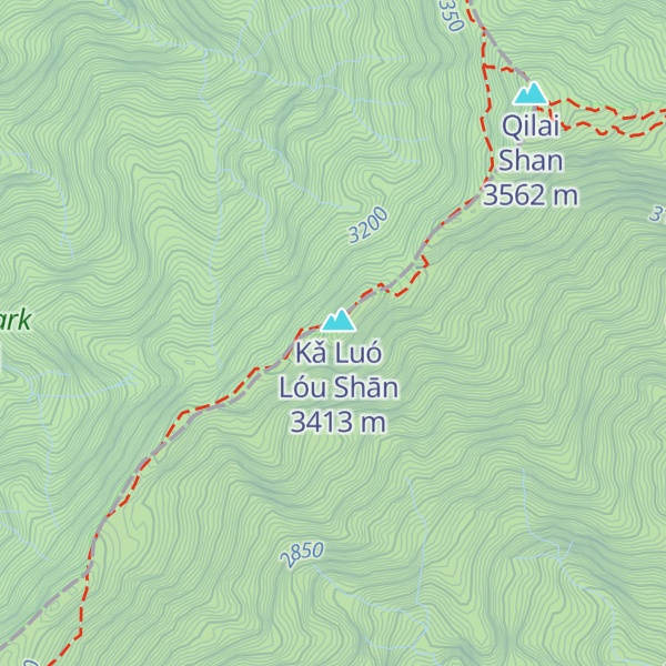 Map of Kaluoloushan