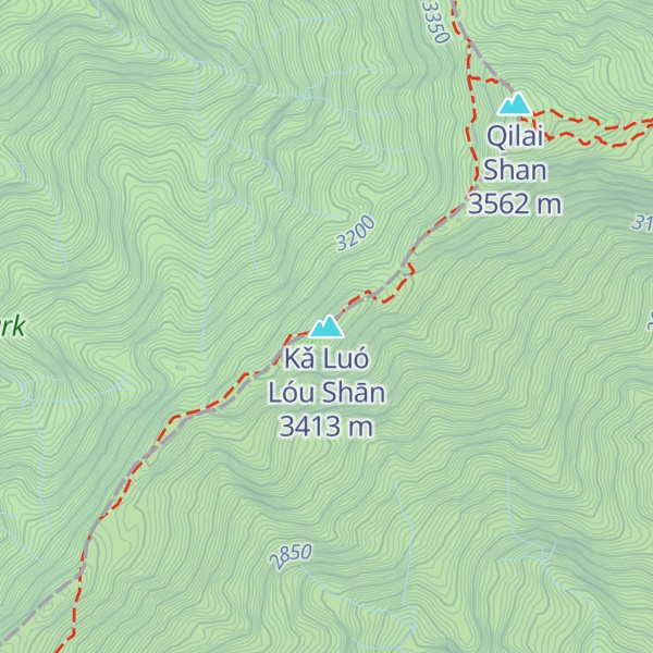 Map of Kǎ Luó Lóu Shān