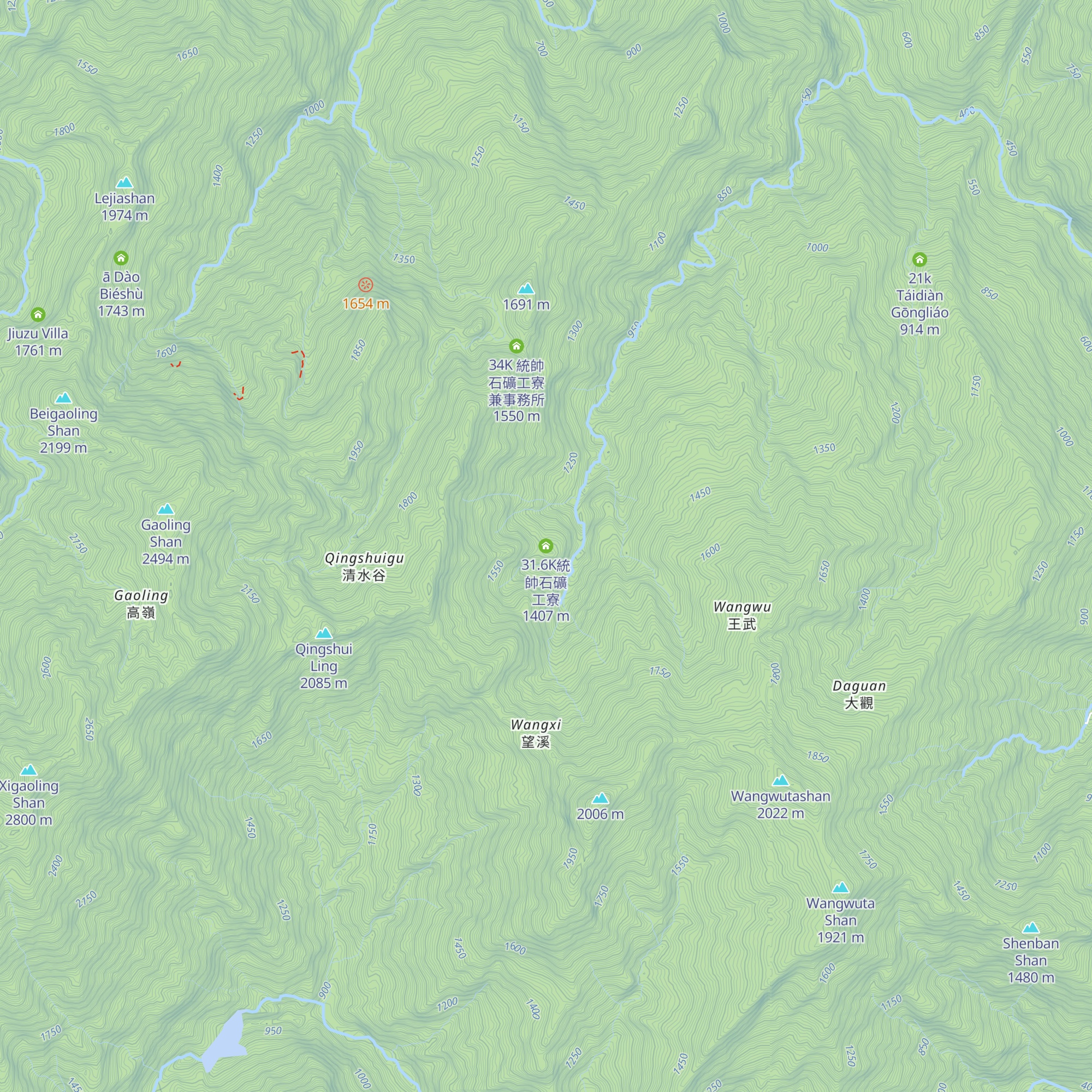 31.6K統帥石礦工寮 map