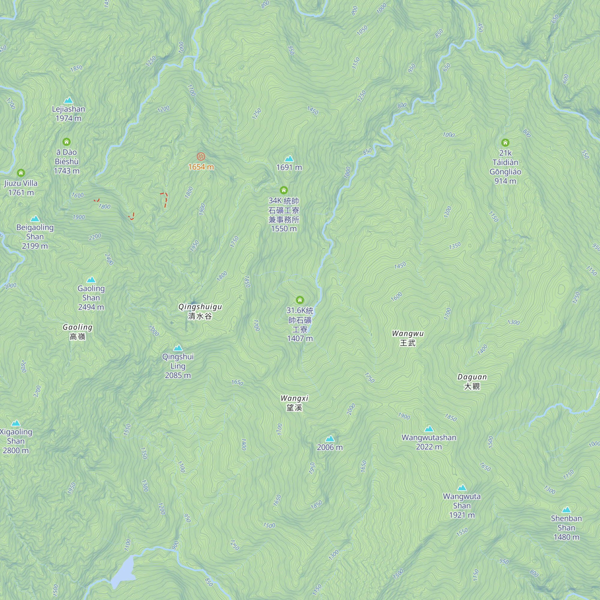31.6K統帥石礦工寮 map