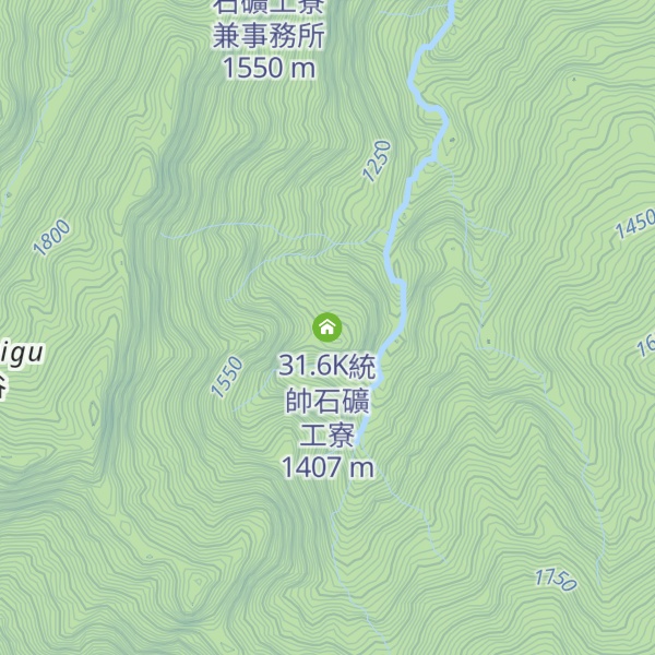Map of 31.6K統帥石礦工寮