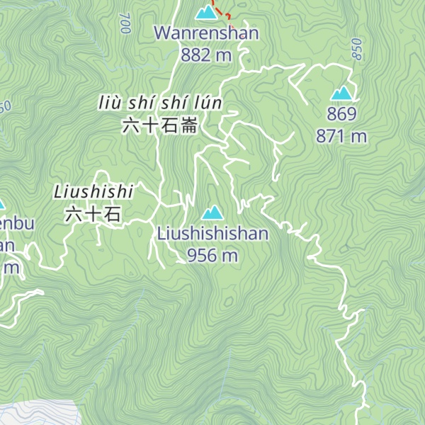 Map of Liushishishan