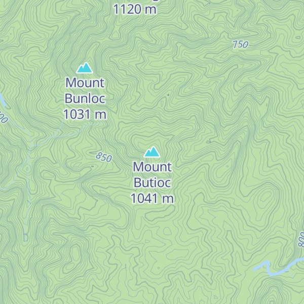 Map of Mount Butioc