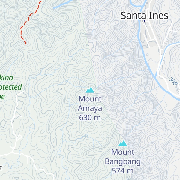 Map of Mount Amaya