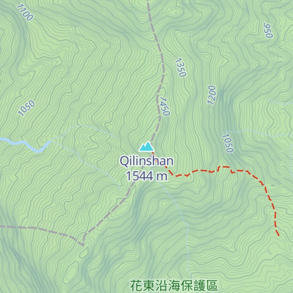 Map of Qilinshan