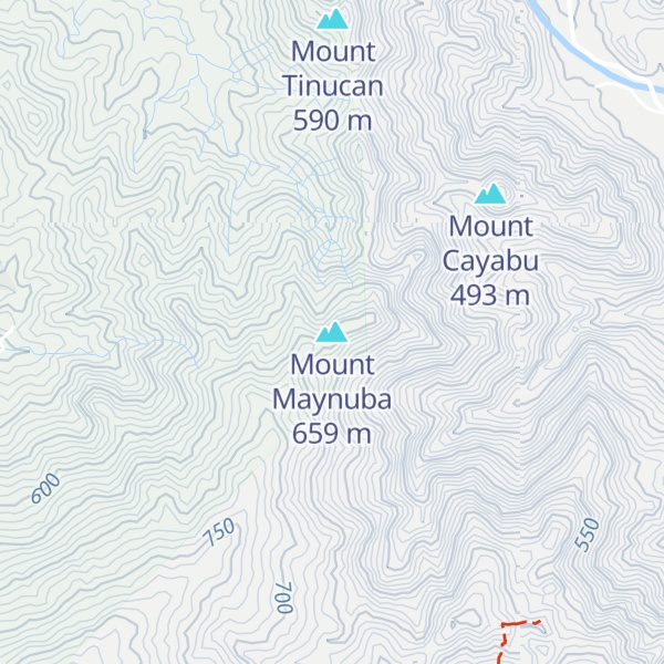 Map of Mount Maynuba