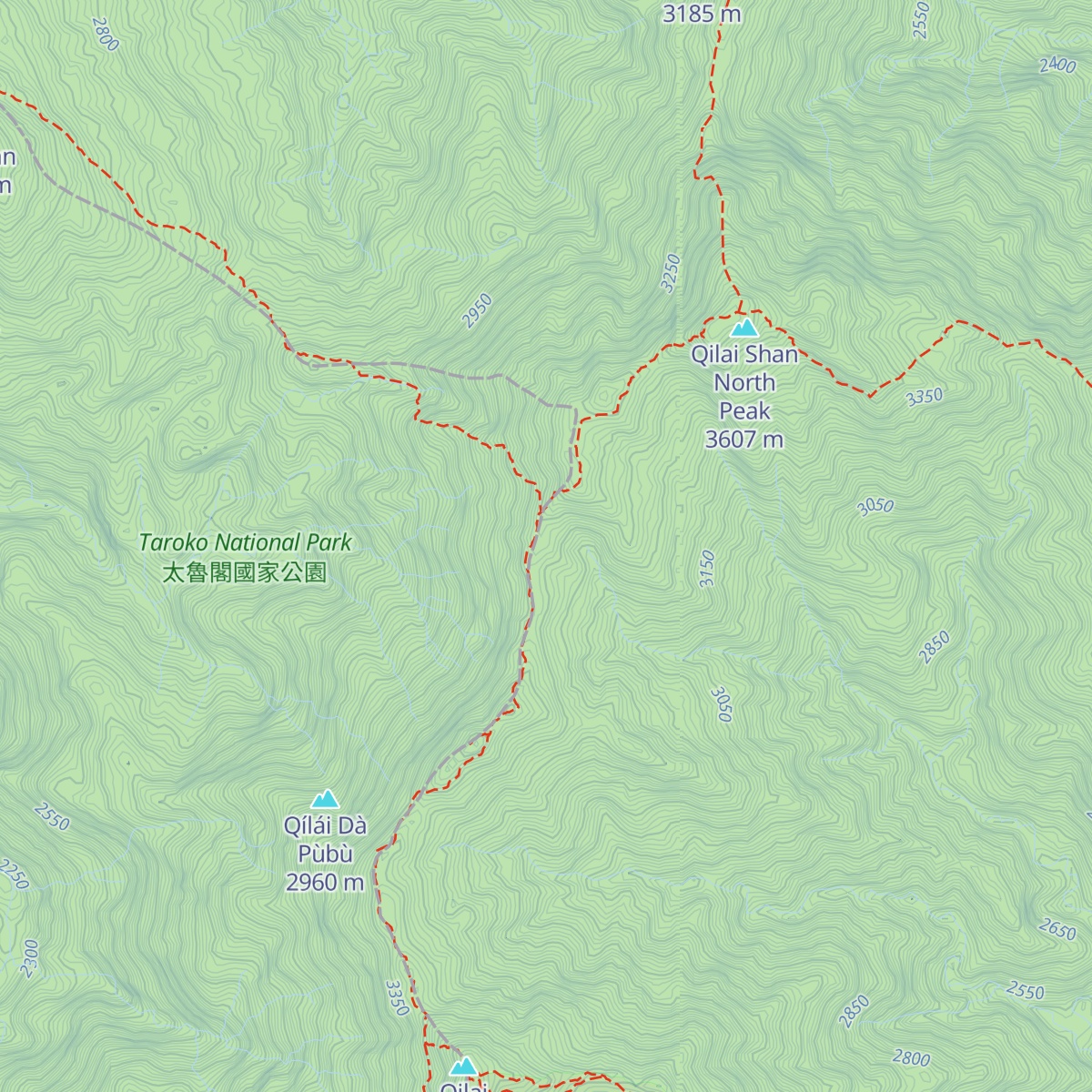 Qilai Cabin map