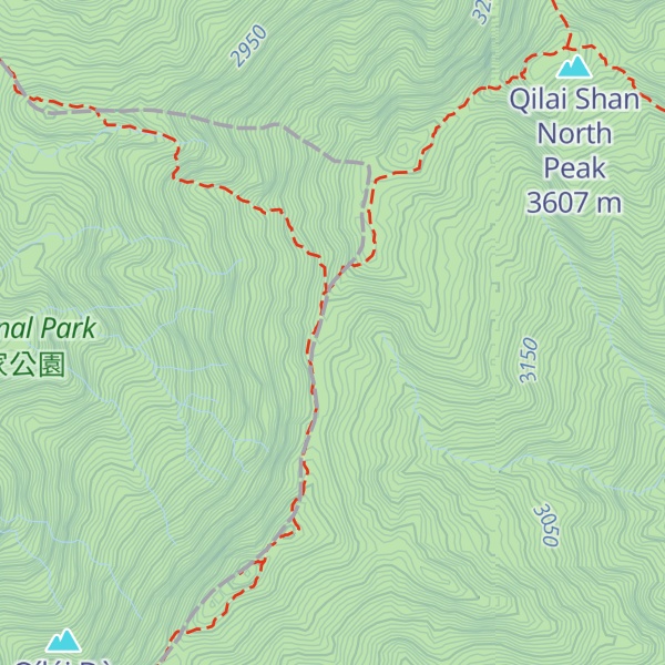 Map of Qilai Cabin