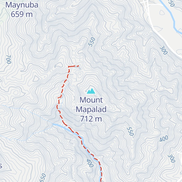 Map of Mount Mapalad