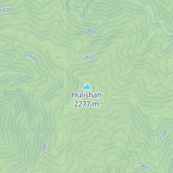 Map of Hulishan