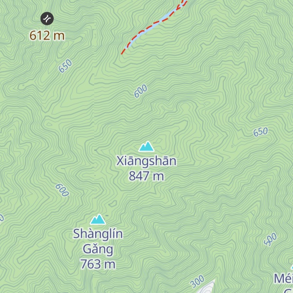 Map of Xiāngshān