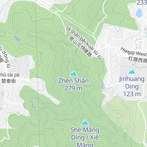 Map of Zhēn Shān