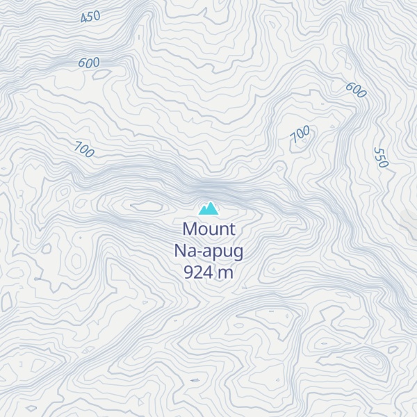 Map of Mount Na-apug