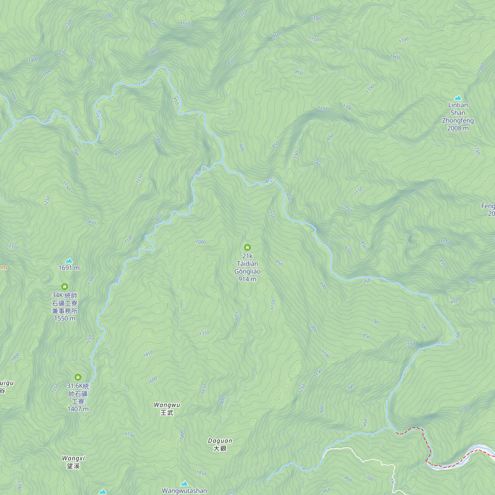 21k  Táidiàn Gōngliáo map