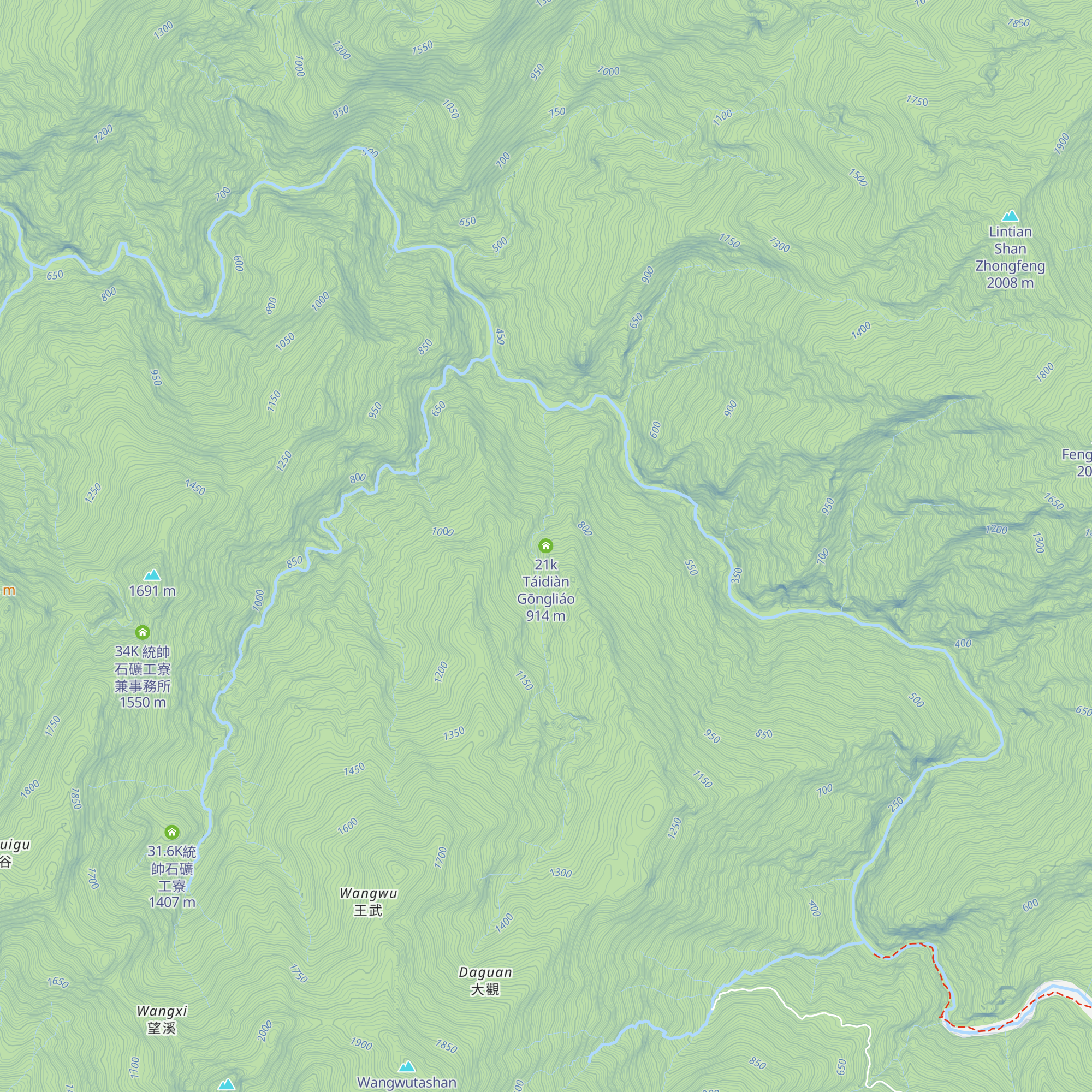 21k  Táidiàn Gōngliáo map