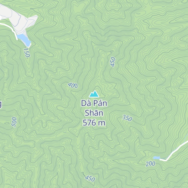 Map of Dà Pán Shān