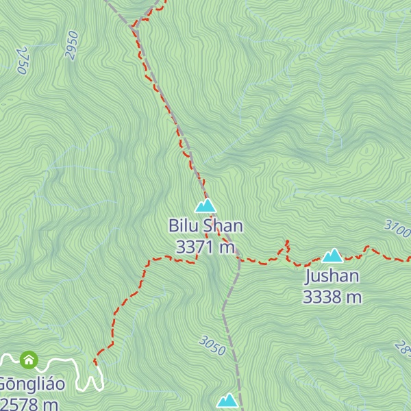 Map of Bilu Shan