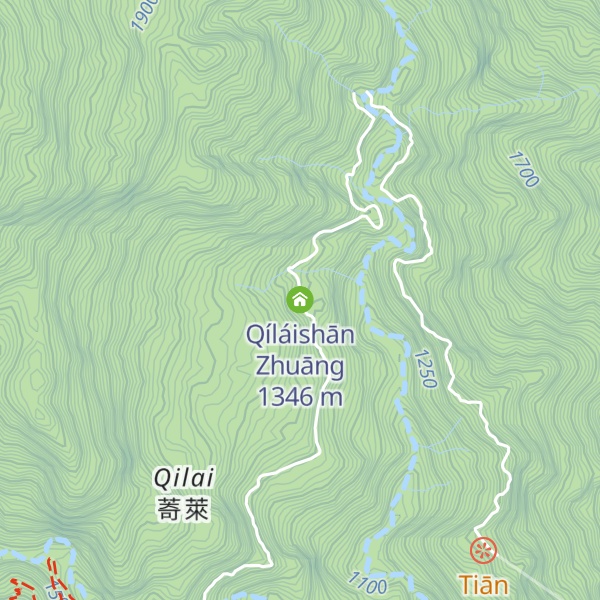 Map of Qíláishān Zhuāng