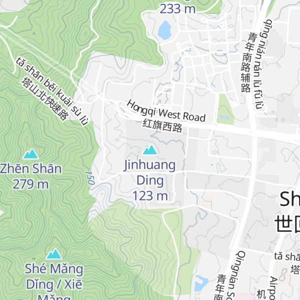 Map of Jinhuang Ding