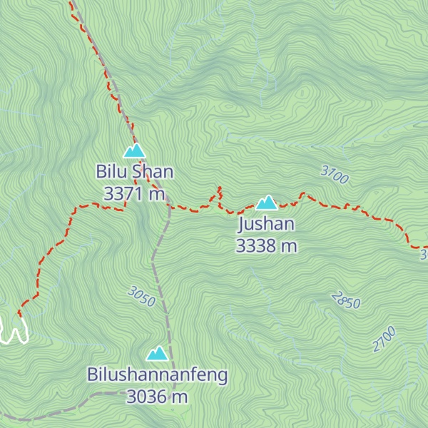 Map of Jùshān èR Fēng